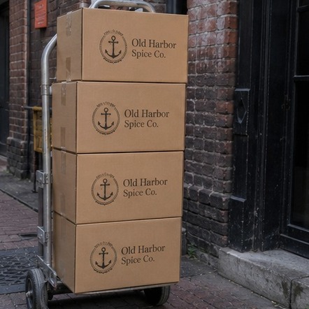 Corrugated boxes with logo printing