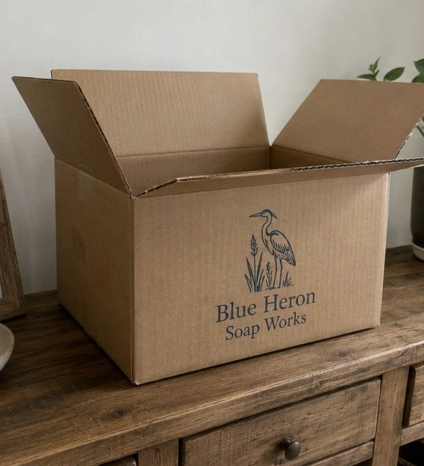 Personalized corrugated boxes — customer photo
